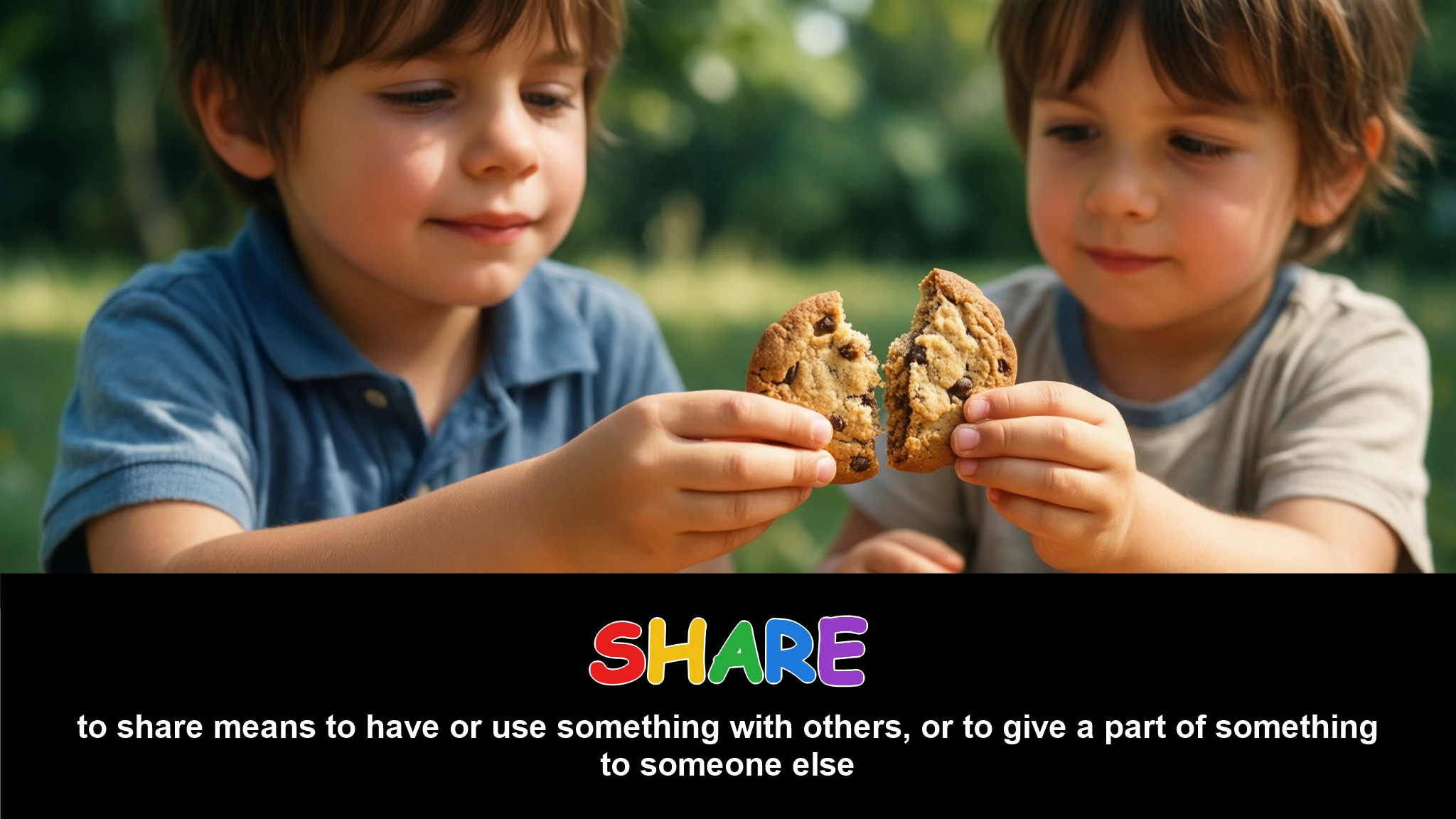 English Illustration for share
